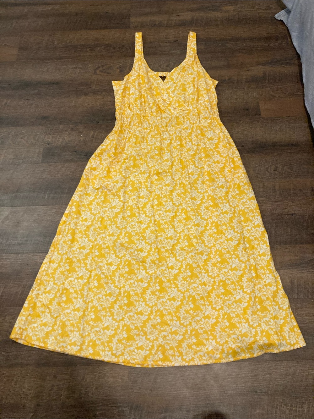 Universal Thread Yellow Floral Maxi Sundress